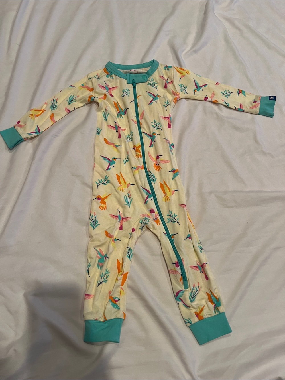 NWOT HATLEY zipper pajamas 12-18m